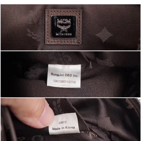 MCM Marble Visetos laptop/briefcase bag EUC!!!!! - Picture 9 of 16